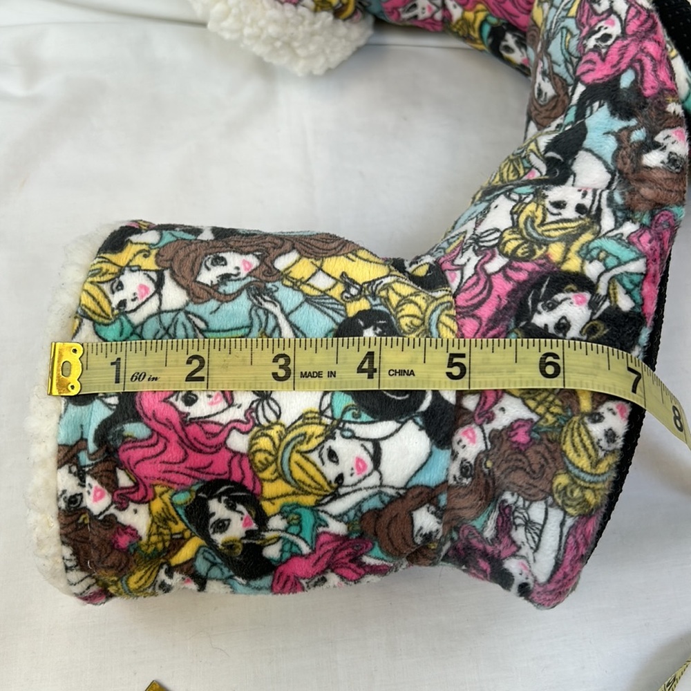 Disney Princess Soft Sherpa Lined Bootie Slipper by Fuzzy Babba Size Women’s S/M - Picture 11 of 12